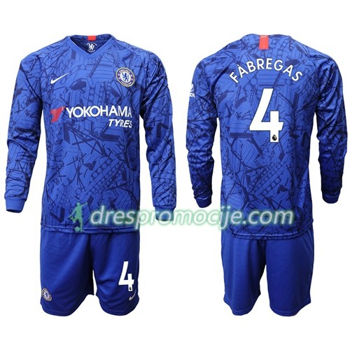 Chelsea Dres Fabregas 4 Dječji Domaći 2019/2020 Dugim Rukavima Chelsea Dres Fabregas 4 Dječji Domaći 2019/2020 Dugim Rukavima